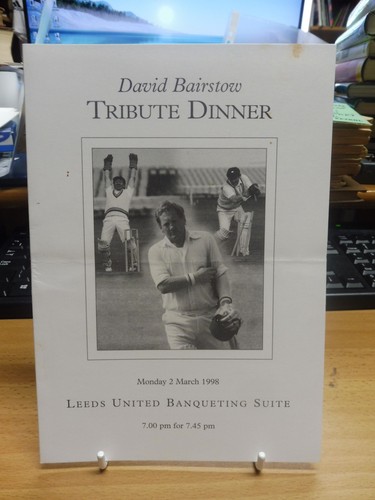 David bairstow tribute dinner - david,