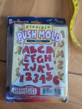 Alphabet and Numbers 15mm Silicone Chocolate Mould Ice Clay  Mould UK Seller