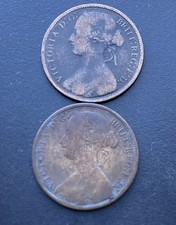 Victoria Pennies 1866 & 1867