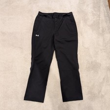 Under Armour Stormproof Golf Trousers Size Medium Short Black