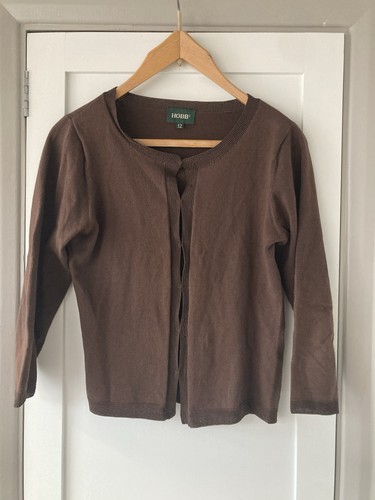 Brown cardigan vintage - cardigan, by