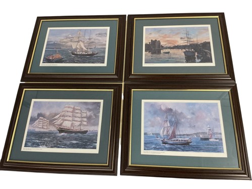 Set framed nautical art - set,