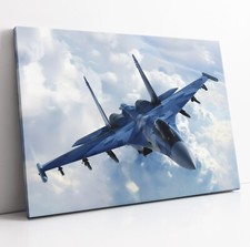 Fighter jet plane canvas - fighter, wall