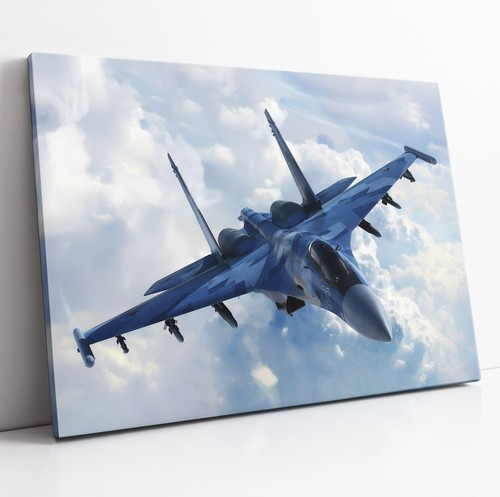 Fighter jet plane - canvas, wall