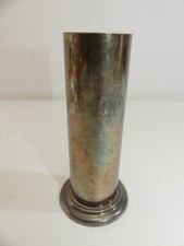 (ref288CU) Vintage Silver Plated Christofle Hotel Bud Vase