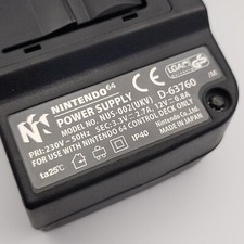 *FAULTY!* NINTENDO 64 (N64) UK OFFICIAL POWER SUPPLY NUS-002 GENUINE AC ADAPTER