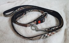 Wainwright's (Dog's Best Friend) Dog Collar (Small) and Lead. Brown Check. NWT