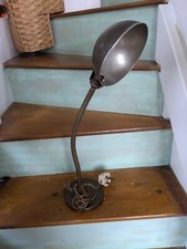 Antique brass gooseneck