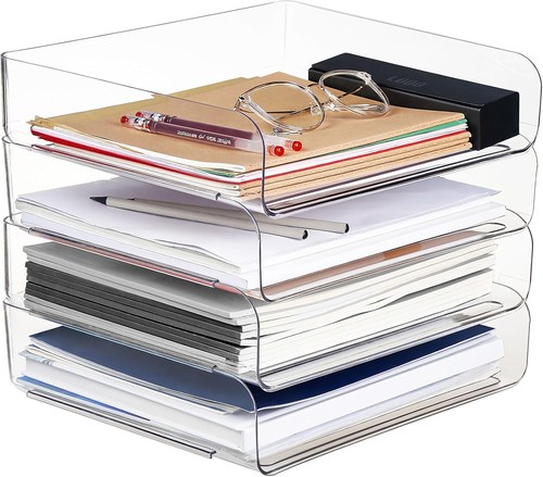 Office stackable clear paper - stackable,