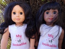 2 LOOKALIKE DOLLS - SIMILAR TO