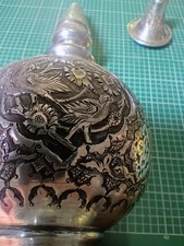 Persian Antique Silver Rose Water Sprinkler Hallmarked