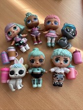 Lol Dolls ~ Job Lot ~ 5 Dolls ~ 2 Pets ~ 5 Bottles ~ VGC