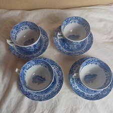 Spode Blue Italian Tea 4 Cup &