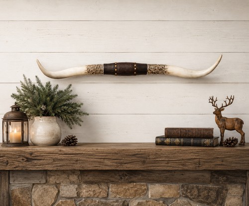 Faux longhorns wall - faux,