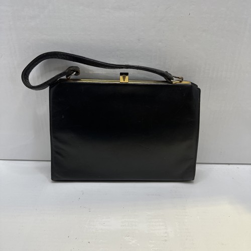 Handbag ladies black leather - handbag:,