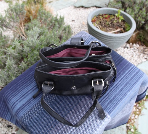 Clarks real leather handbag - clarks,