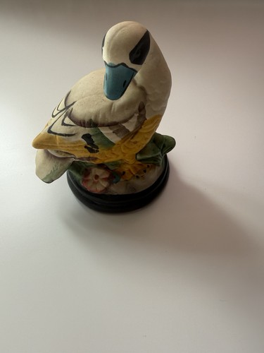 Vintage ceramic blue billed - ceramic,
