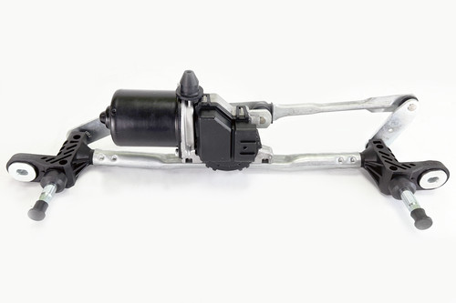 Front wiper linkage with - wiper,