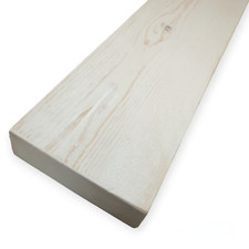 White Washed Shelf Floating