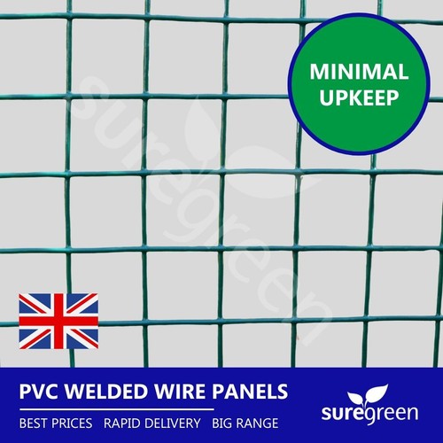 Green pvc coated welded wire - pvc,