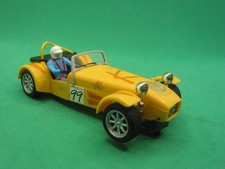 SCALEXTRIC   CATERHAM YELLOW SET CAR #99 EXC  UNBOXED BARGAIN VG+UNBOXED BARGAIN