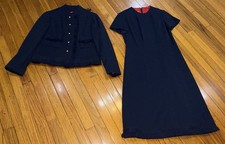 Vintage Custom Made Wool Dress
