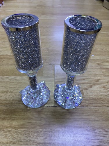 Set crystal round candle - of,