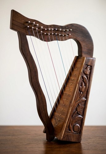String rosewood irish harp - 12,