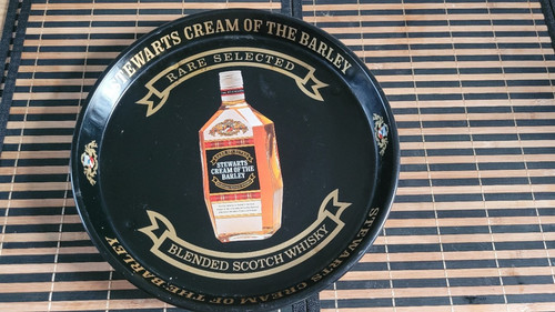 Tin tray stewarts cream - tray,