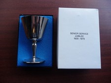 Senior Service Jubilee 1929 – 1979 Silver Plated Goblet Boxed 02