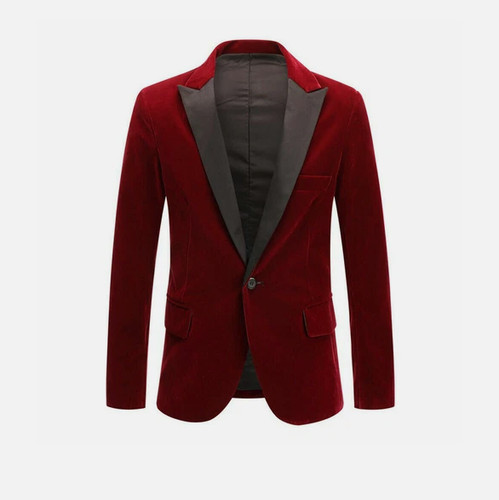Men velvet peak lapel - velvet,