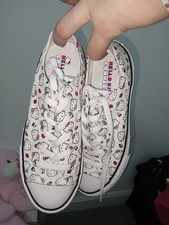 Converse Chuck Taylor All Star Hello Kitty Junior Girls Trainers UK Size 2.5