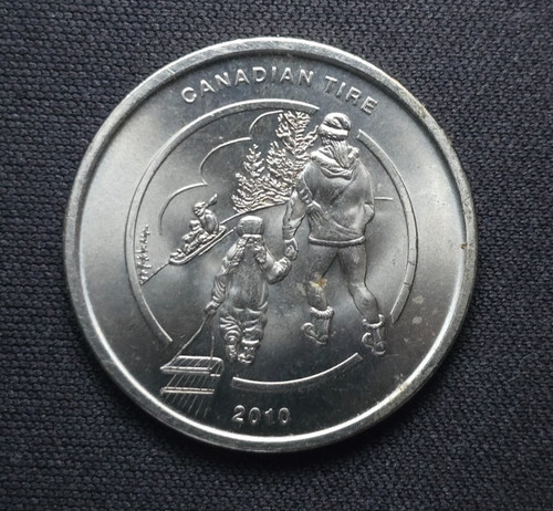 2010 canadian tire - 2010, $1