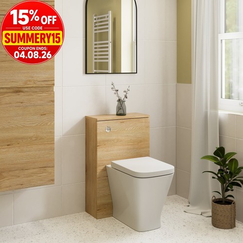 500mm bathroom back - back, wall