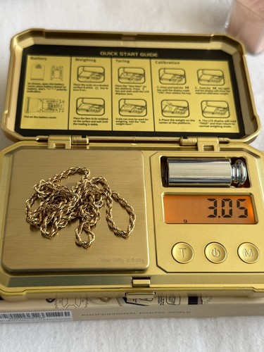 9ct gold rope - 9ct,