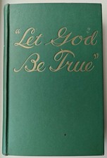 1946 "Let God Be True" IBSA Watchtower Bible And Tract Society
