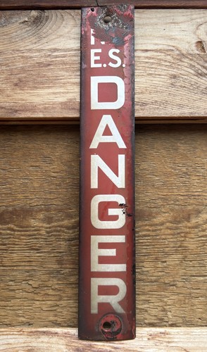 Vintage nie electrical - electrical, warning