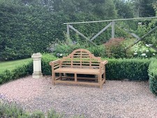 Teak Lutyen Garden Bench 3