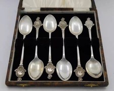 Cased Set Sterling Silver