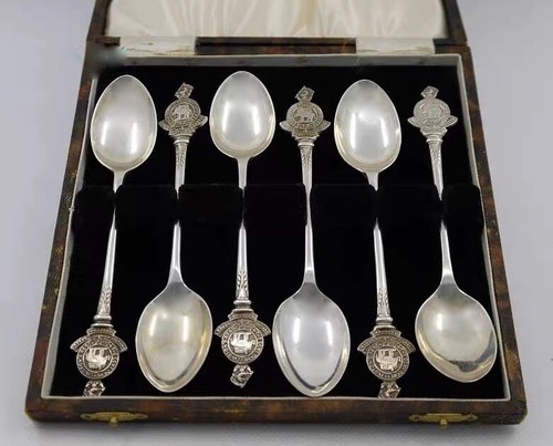 Cased set sterling silver - cased,