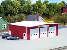 H0 Gauge - Fire Station Kit - 192 New