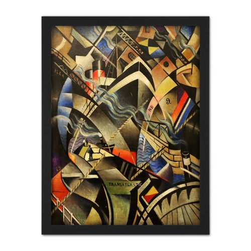 Nevinson the arrival abstract - the,