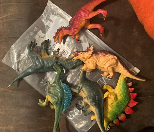6pk large soft dinosaur toys - soft,