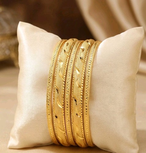 22k gold plated indian - gold, bangles