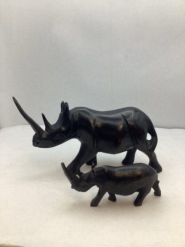 Small black wooden - small, rhino