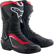 Alpinestars Honda SMX-6 V3 Motorcycle Road Racing Boots - Black / Red / White