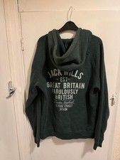 Jack Wills Mens Hoodie Green