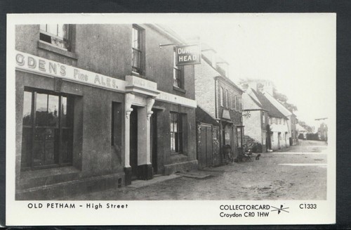 Kent postcard old petham - kent,