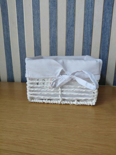 Square wicker storage - wicker, basket