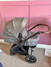 Kinderkraft Moov Air 3-in-1 Travel System Pushchair Stroller –Grey Baby Pram Set